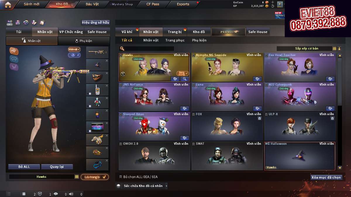 shop acc cf uy tin gia re